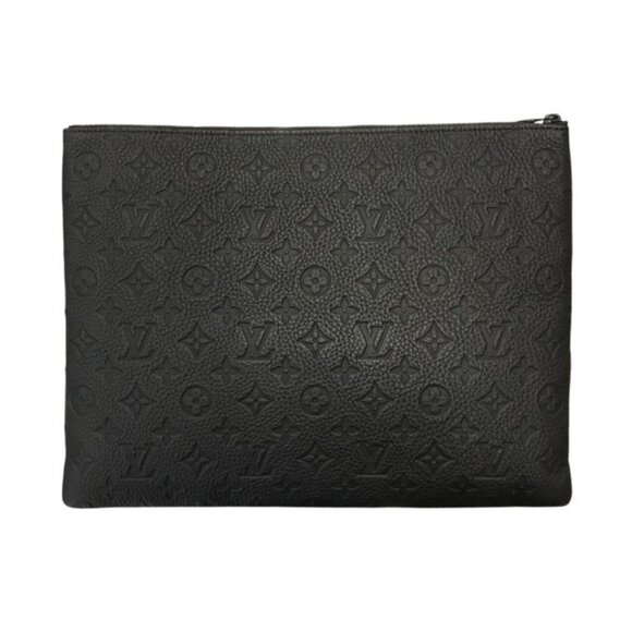 LOUIS VUITTON Black Monogram Clutch Bag - Picture 2 of 10